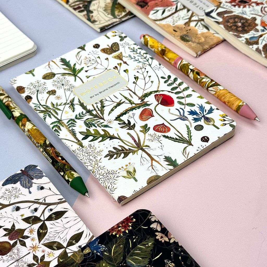 A6 Passport Notebook - Greens and Flowers