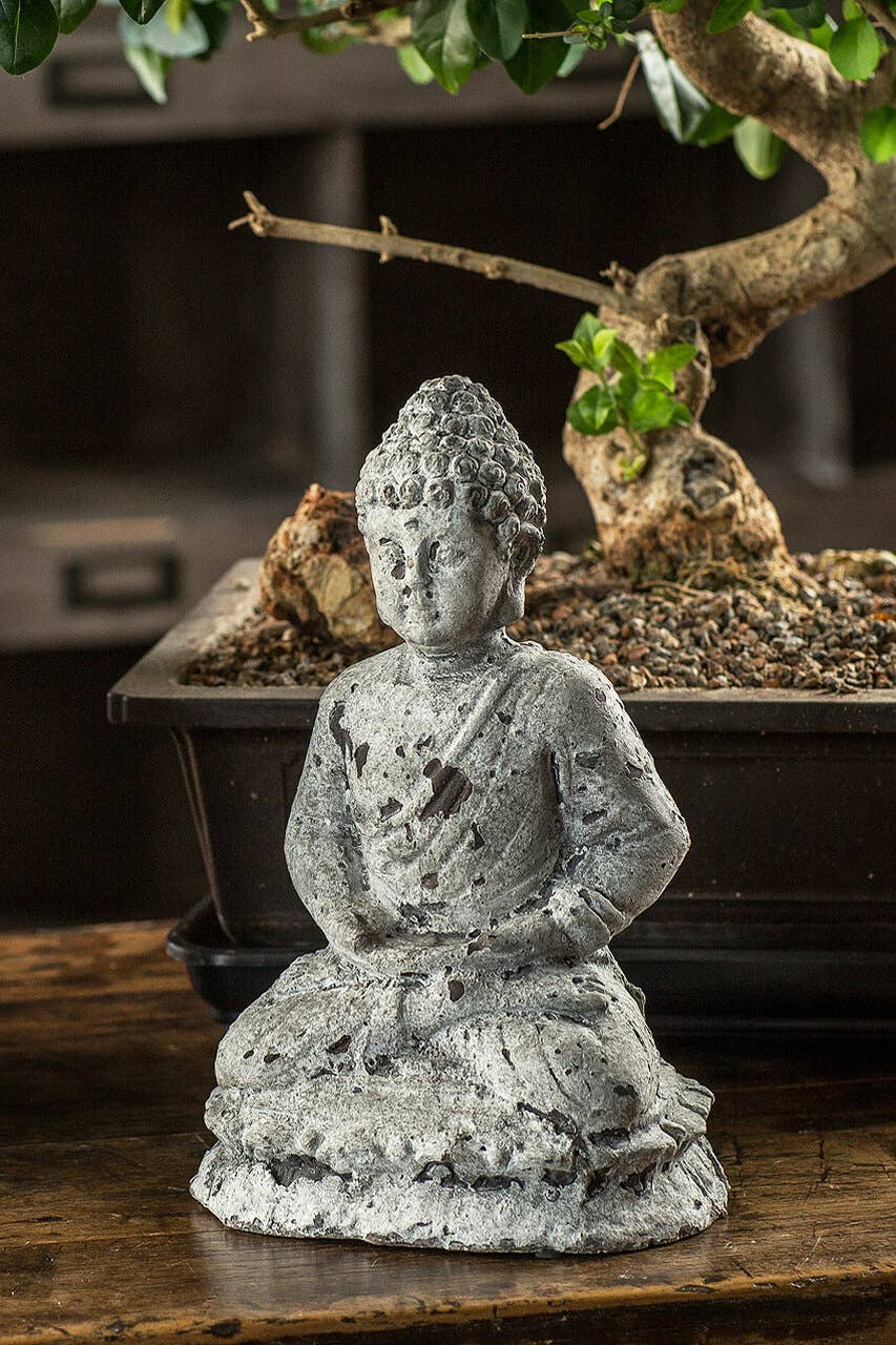 Cement Seated Buddha