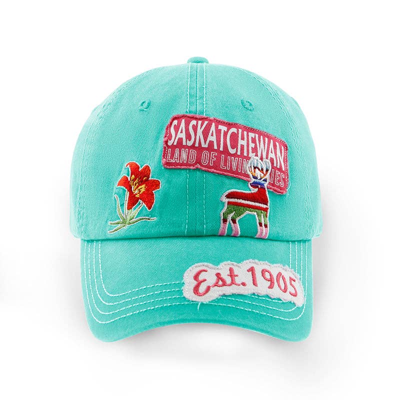 Saskatchewan Distressed patch Baseball Cap
