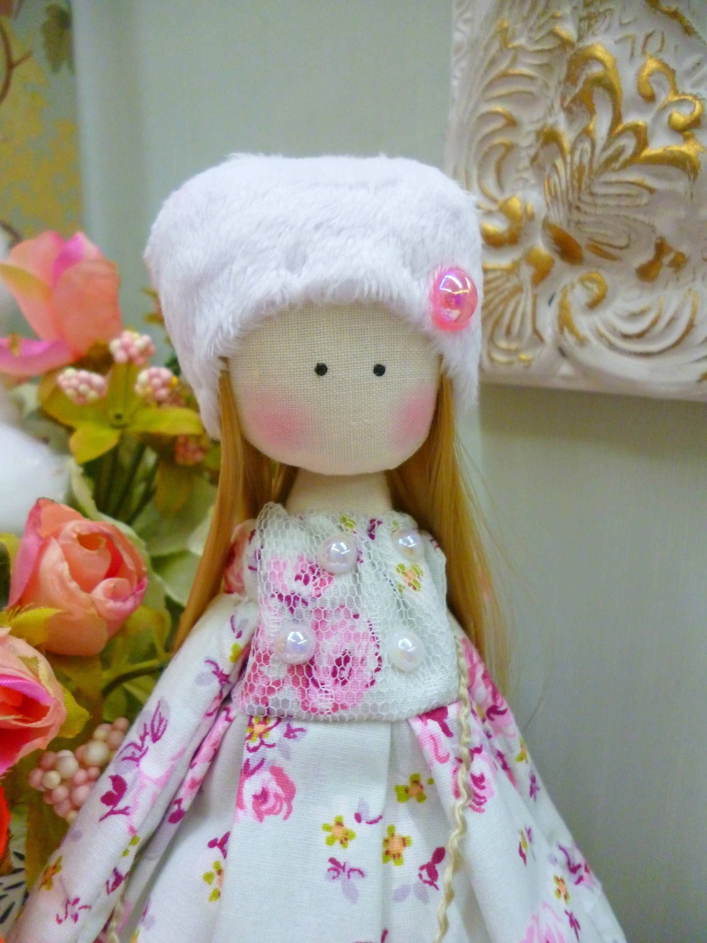 Art Cloth Ballerina Doll, Nursery Toy for Girls