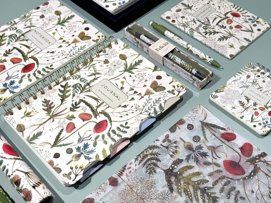 A6 Passport Notebook - Greens and Flowers