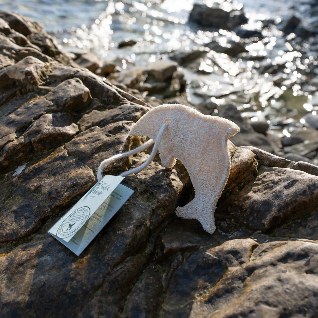 Loofah sponge for children's bath fun Teddy Eco Animal