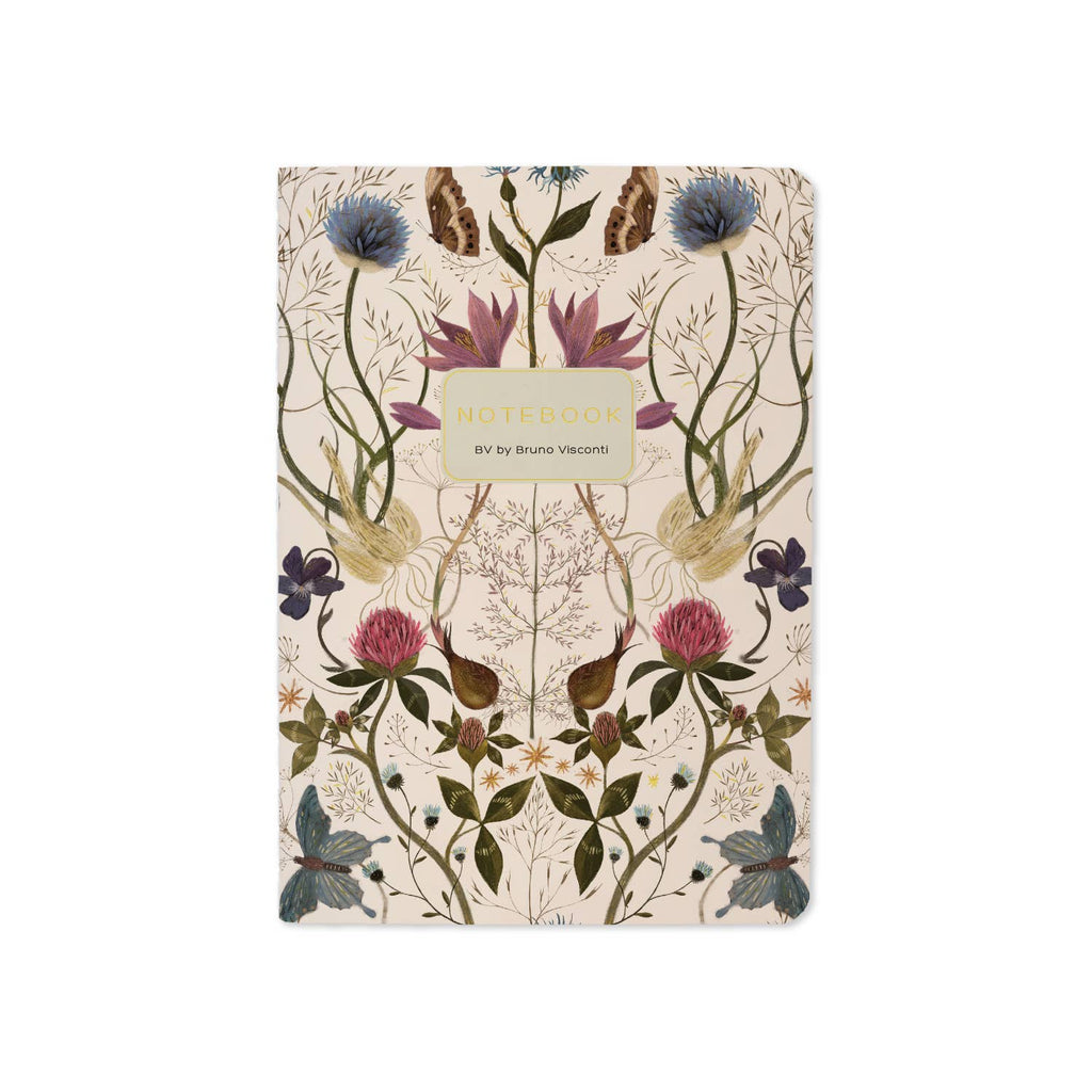 A6 Passport Notebook -  Symmetrical Flora