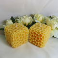 Beeswax Votives - Honeycomb Shape
