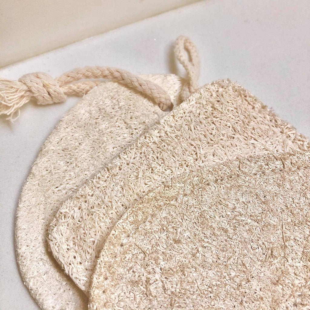 Natural Loofah Scrub (Set of 3)