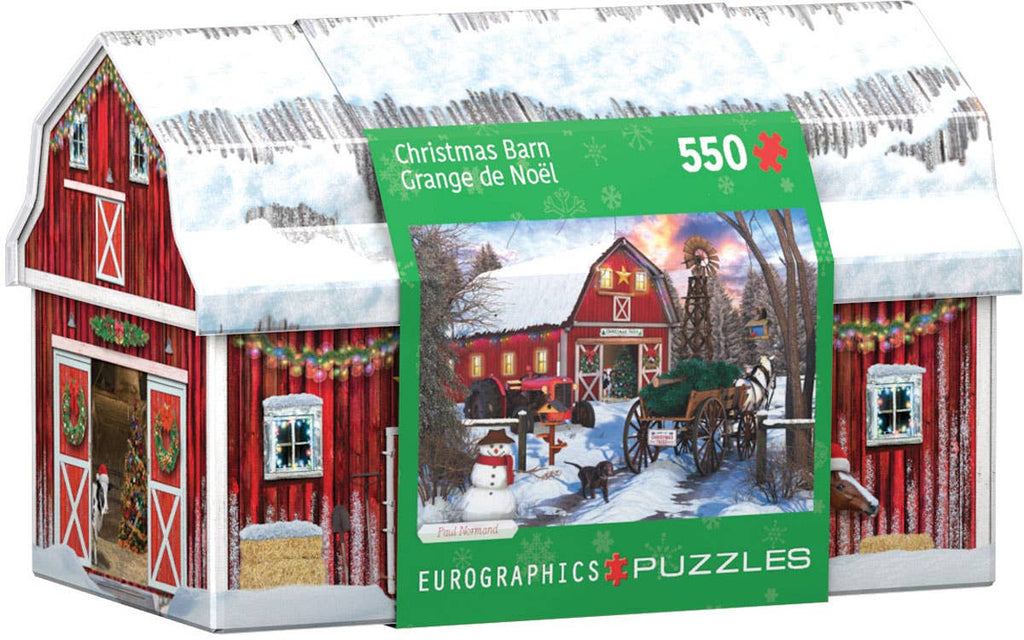 Christmas Barn Tin