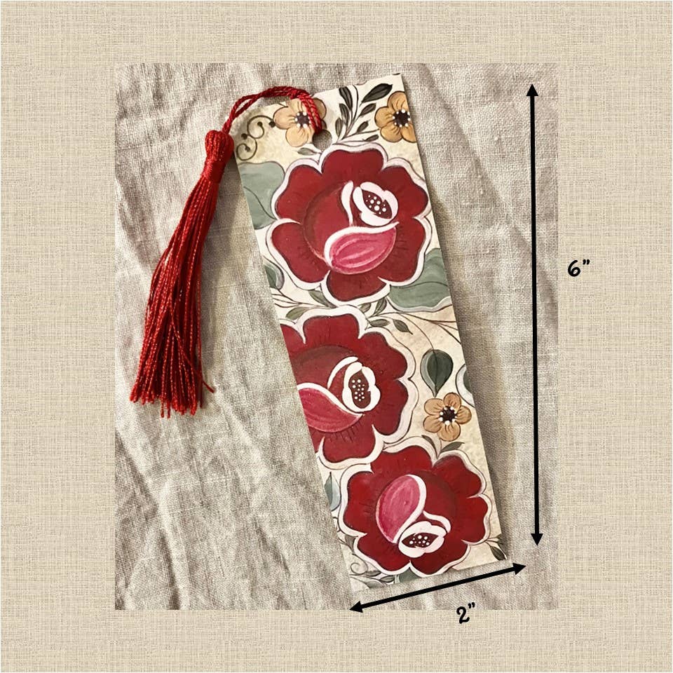Cascading Roses Bookmark
