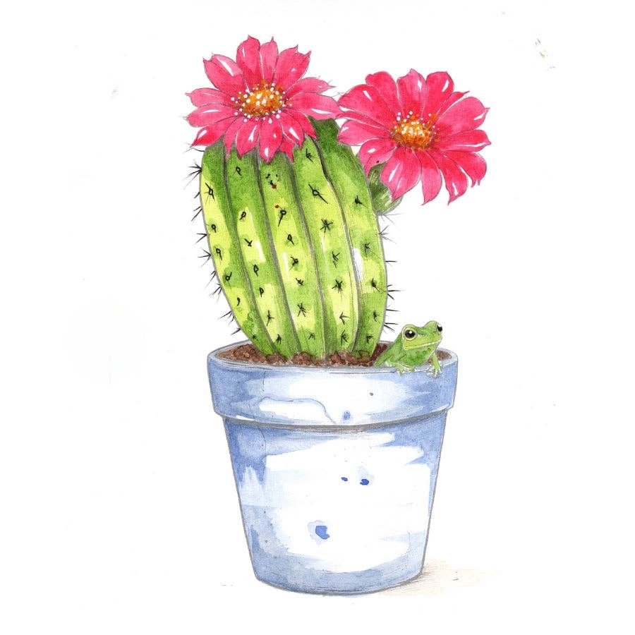 Pretty Pots Watercolor Workbook by Nya Wolfe