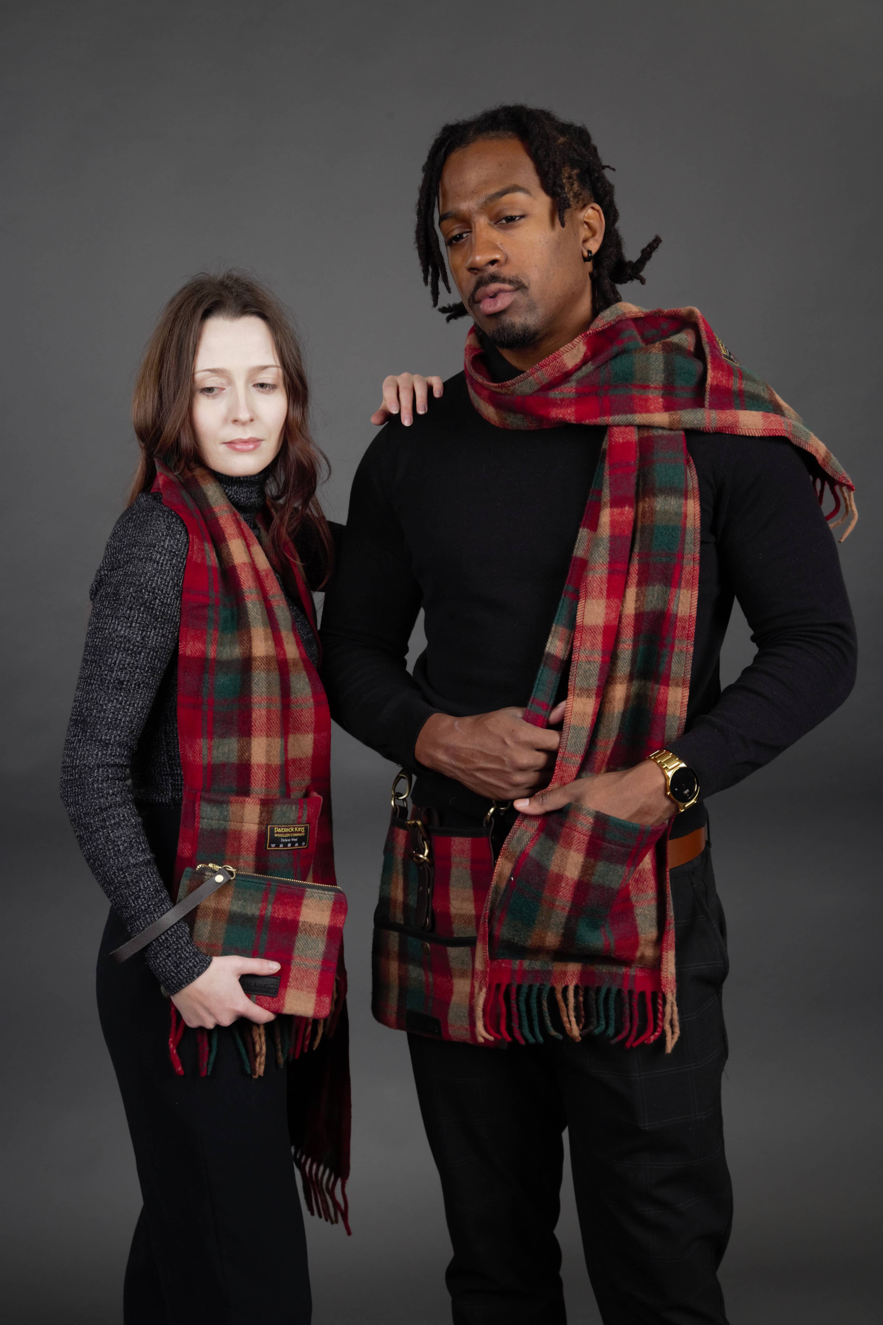 Dark Maple Pocket Scarf