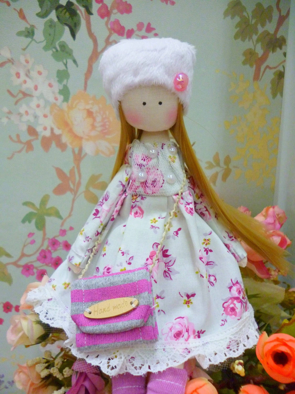 Art Cloth Ballerina Doll, Nursery Toy for Girls