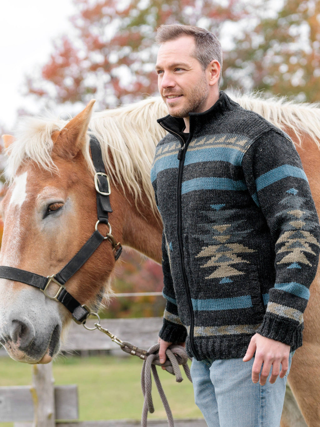Durango Western-Inspired Wool Sweater