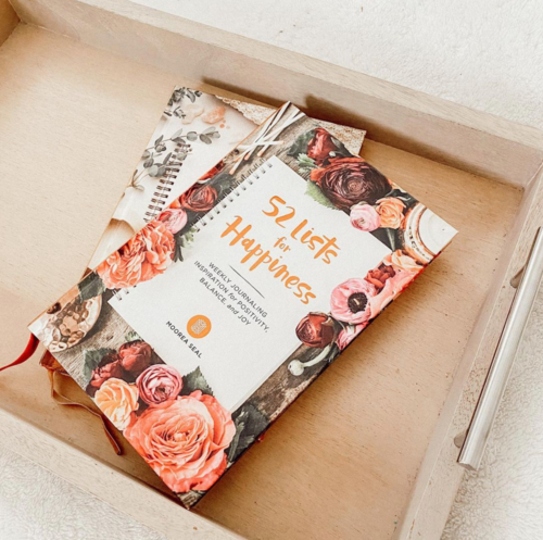 52 Lists for Happiness Journal (Guided Self-Love Journal)