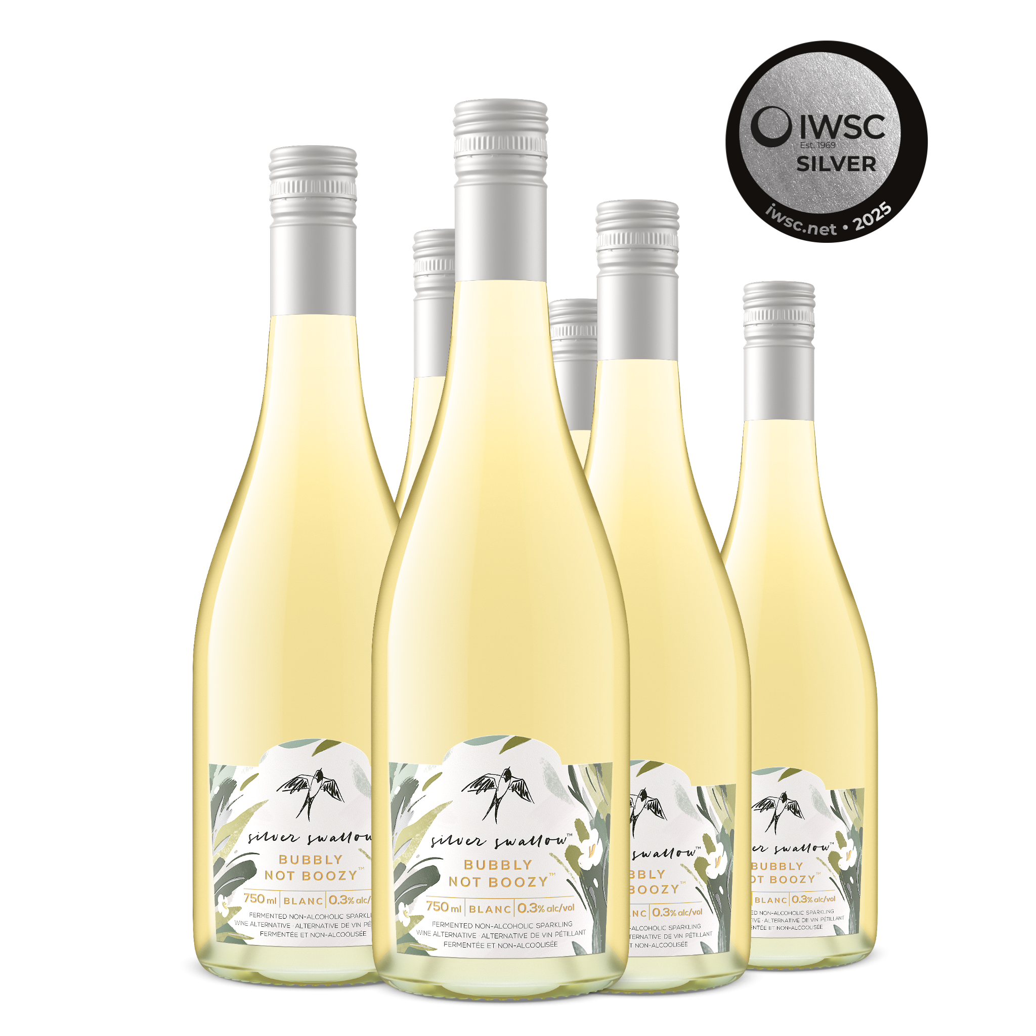 Bubbly Not Boozy - Blanc - Canadian Label 🇨🇦