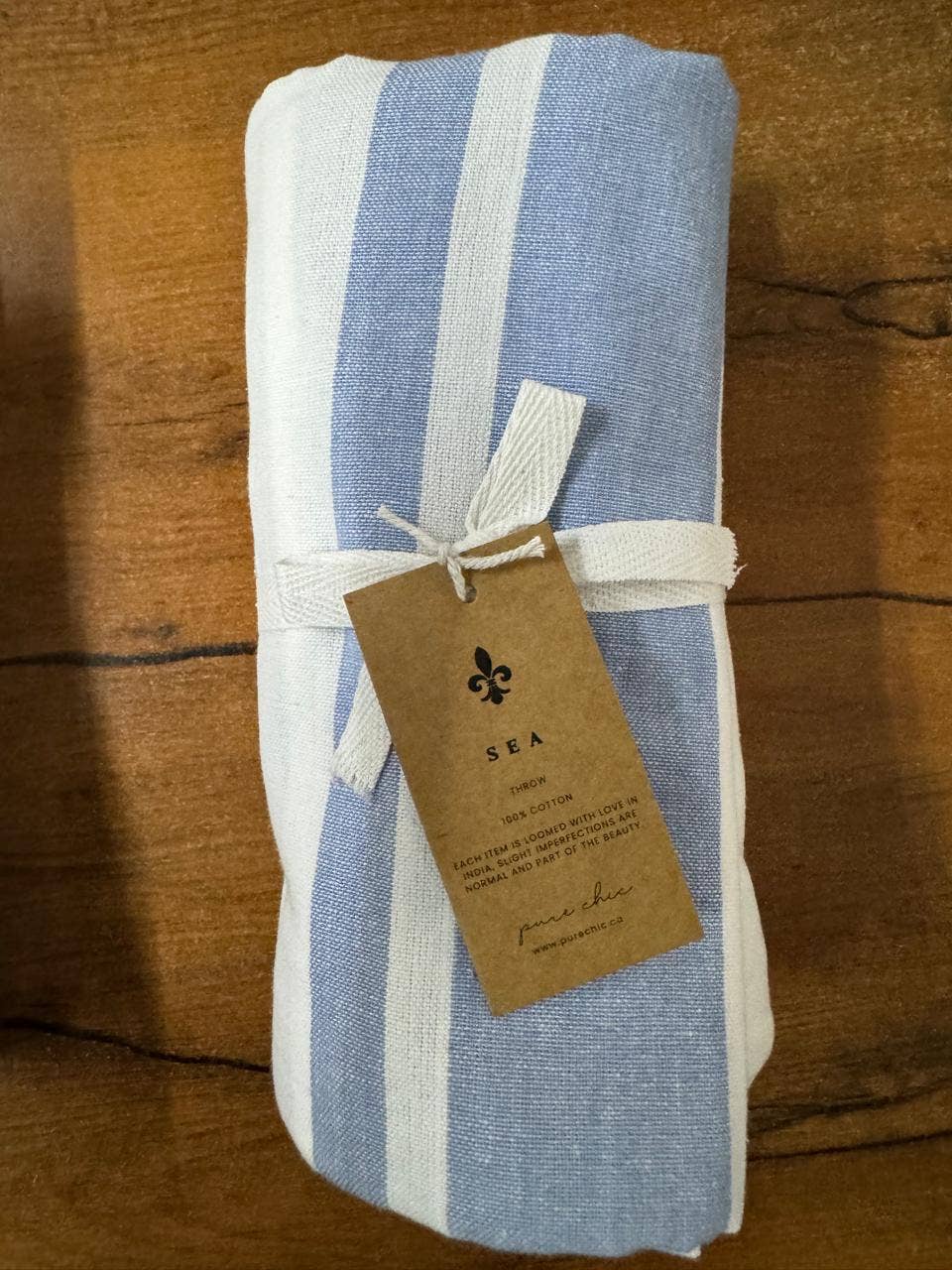 Coastal Farmhouse | Lightweight Throw | 100% Cotton