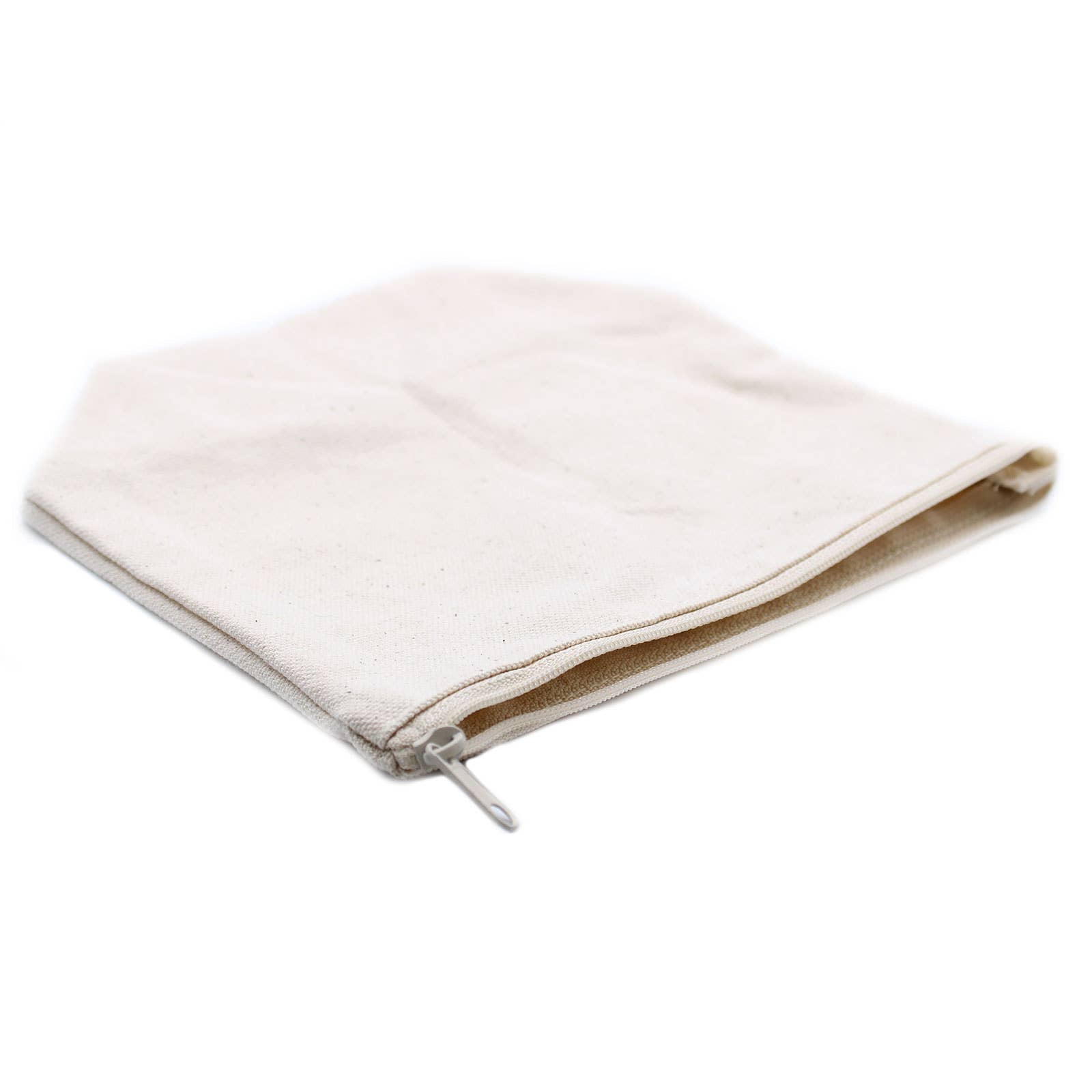 Natural Cotton Toiletry Bag 10 oz - Medium Pouch
