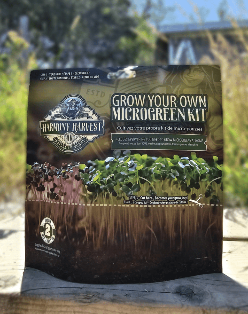 Pea Microgreen Grow Kit