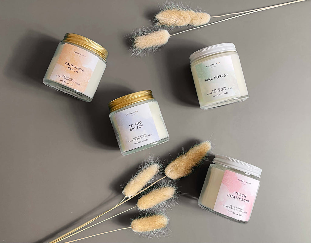 Natural Soy Candle 4oz| Paraben & Phthalate Free