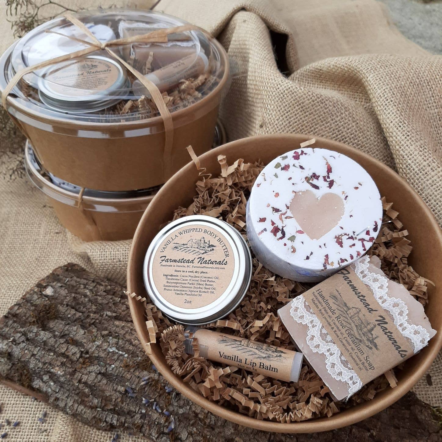 Spa Gift Box - Bulk- Farmstead Naturals