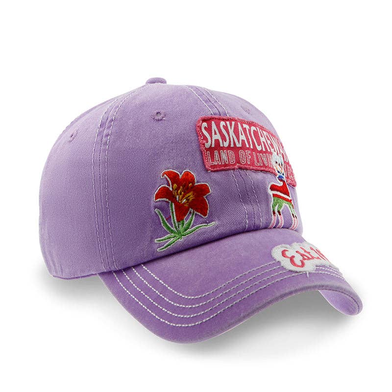 Saskatchewan Distressed patch Baseball Cap