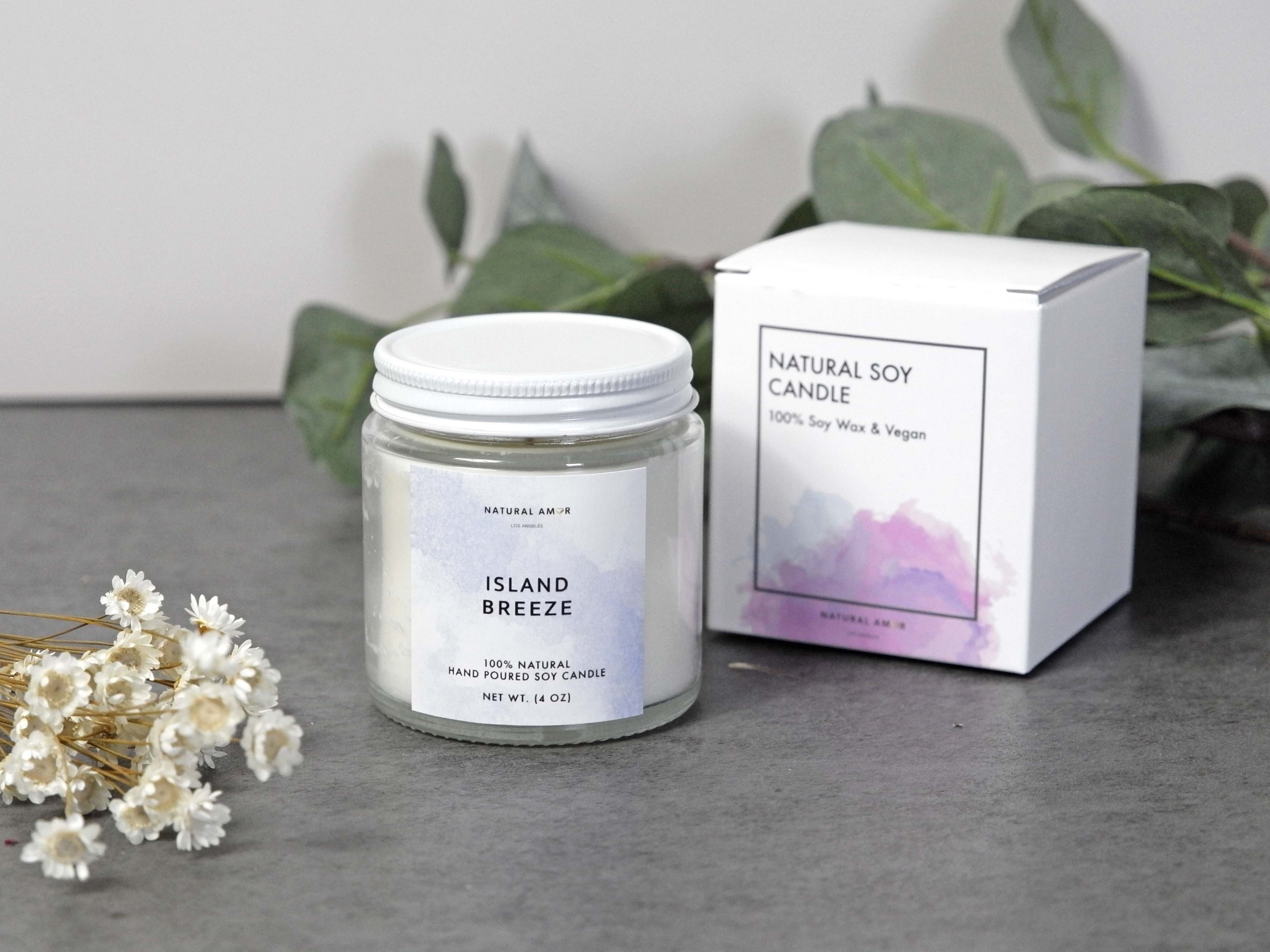 Natural Soy Candle 4oz| Paraben & Phthalate Free