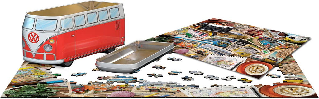 VW - Road Trips Shaped Tin