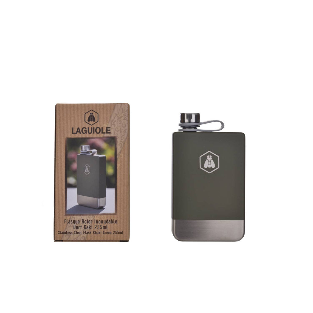 Laguiole Stainless Steel Flask 255ml