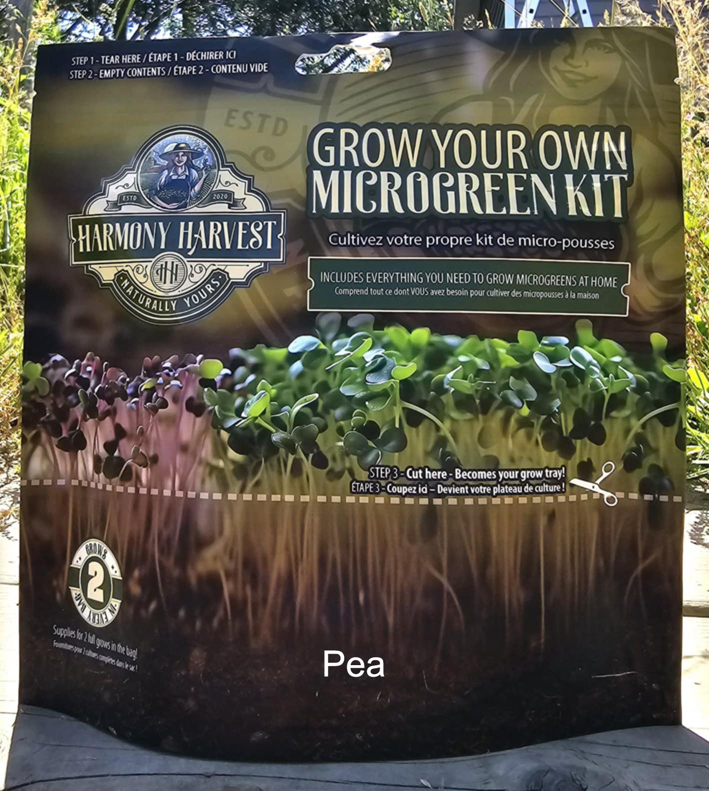 Pea Microgreen Grow Kit