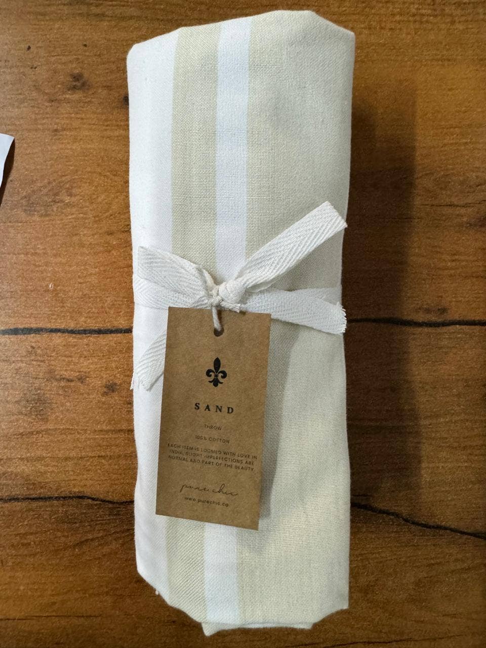 Coastal Farmhouse | Lightweight Throw | 100% Cotton