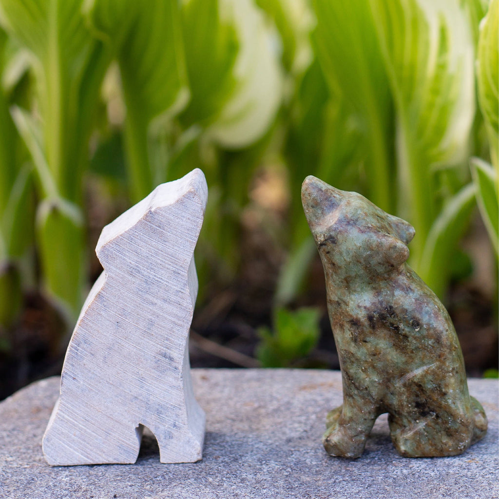 Wolf Soapstone Carving Kit
