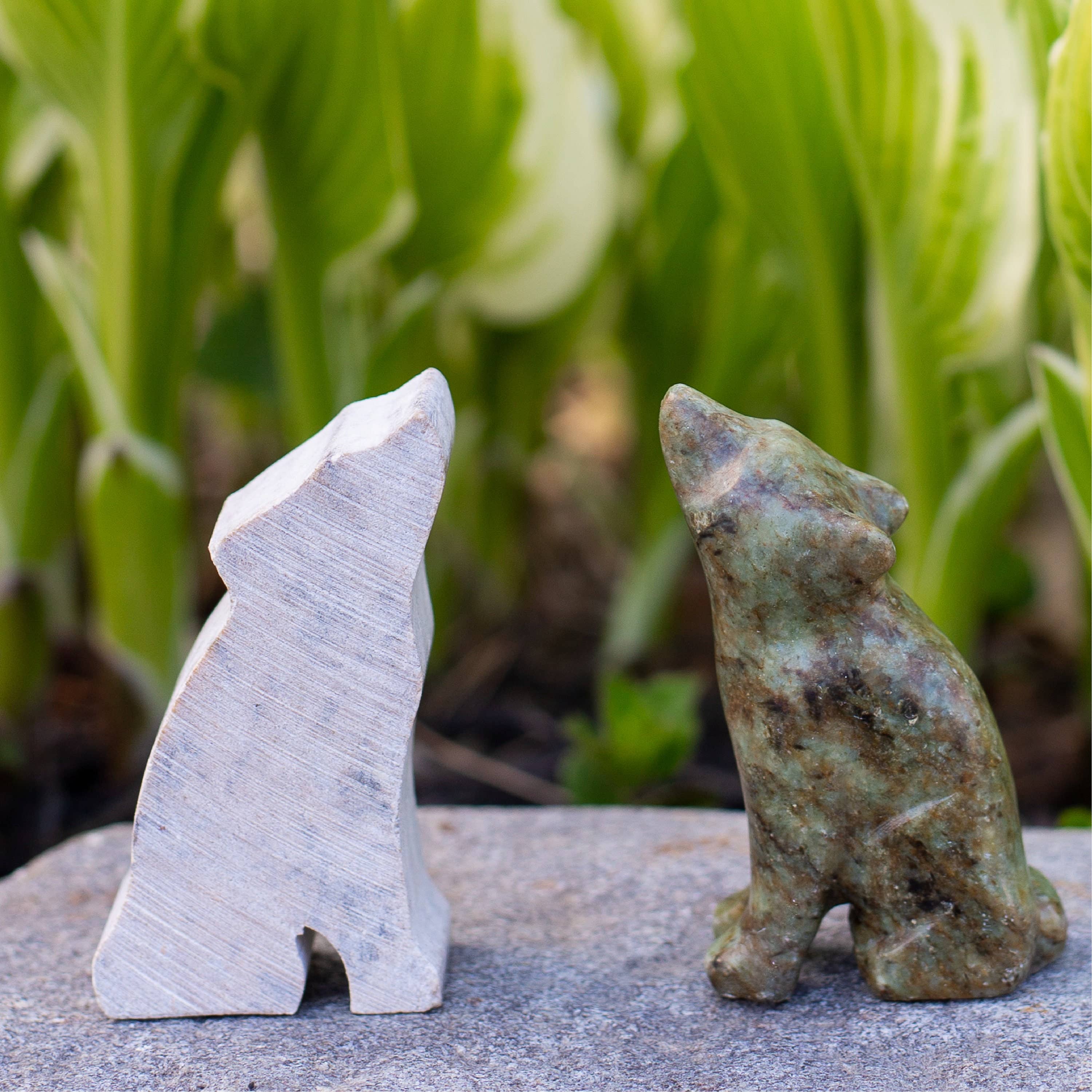 Wolf Soapstone Carving Kit