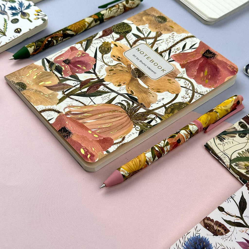 A6 Passport Notebook -  Soft Petals