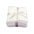 Organic Baby Wash Cloths White 5-pack