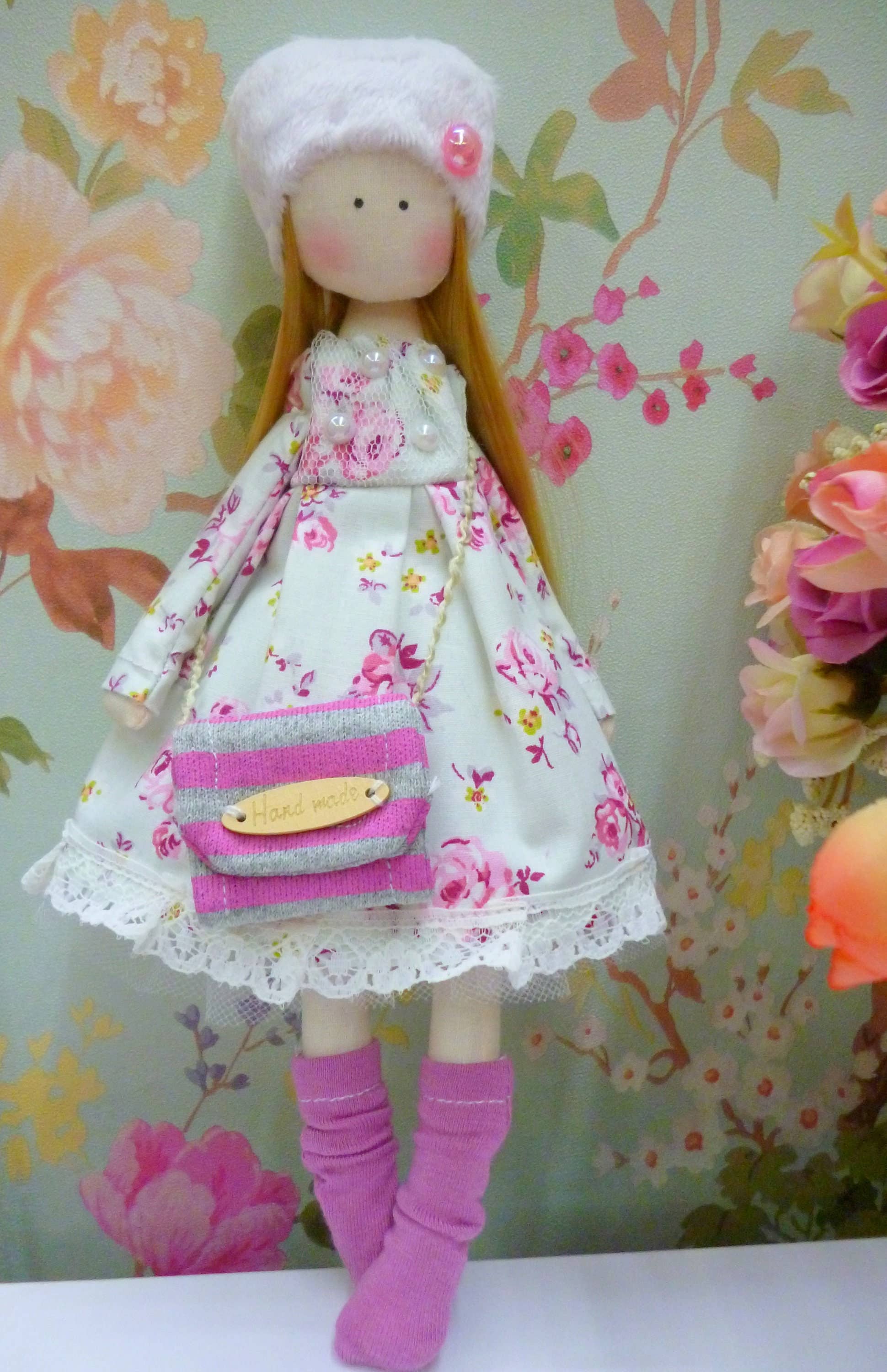 Art Cloth Ballerina Doll, Nursery Toy for Girls