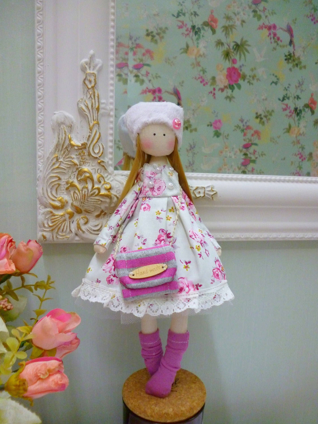 Art Cloth Ballerina Doll, Nursery Toy for Girls