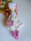 Art Cloth Ballerina Doll, Nursery Toy for Girls