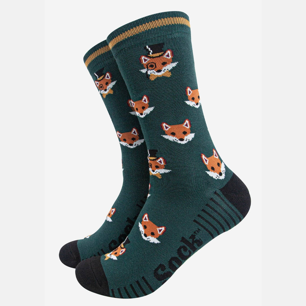 Men's Socks Gift Box- Navy, Woodland Animal
