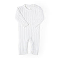 White Cable-Knit Playsuit
