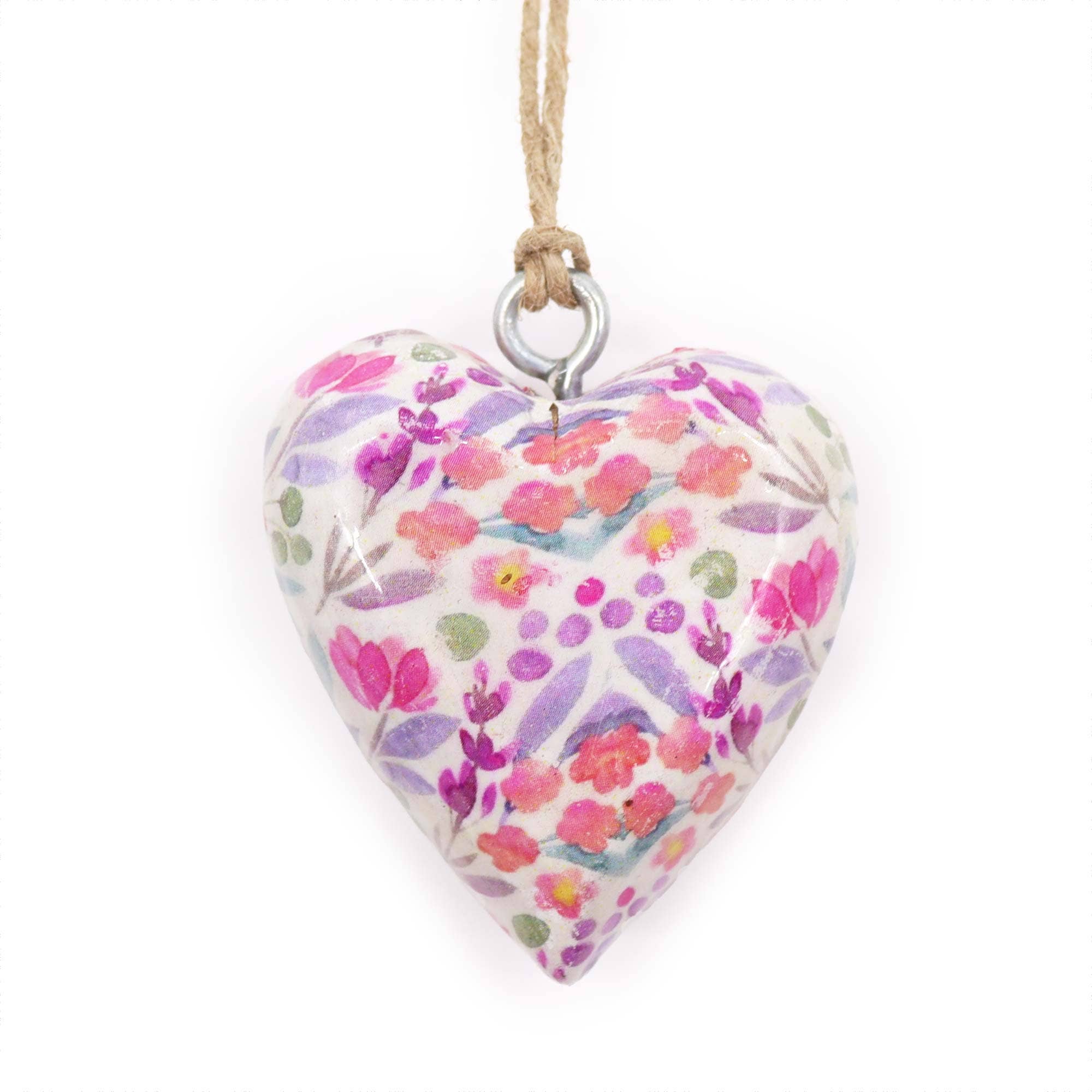 Decor Wood Hearts -  Pretty Floral (24)