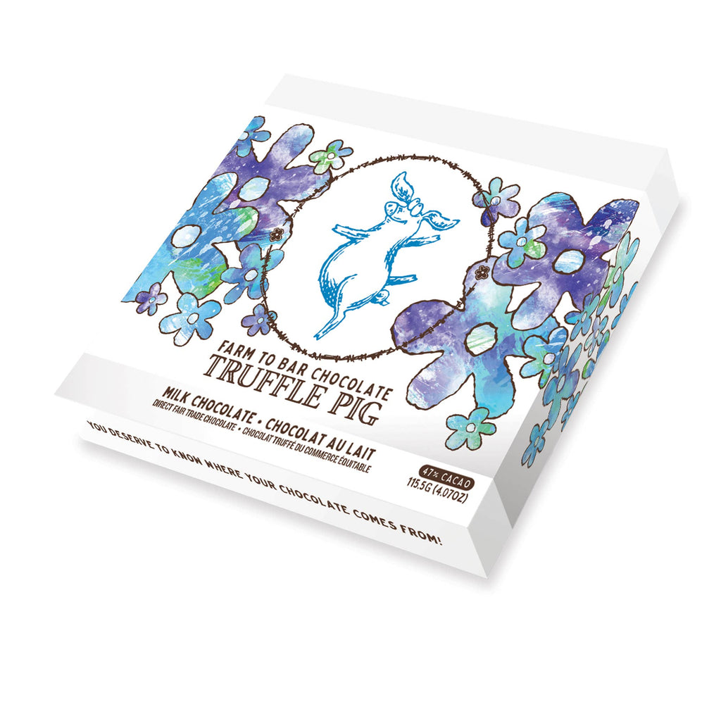 Milk Chocolate Truffle Piglets - Floral Gift Box