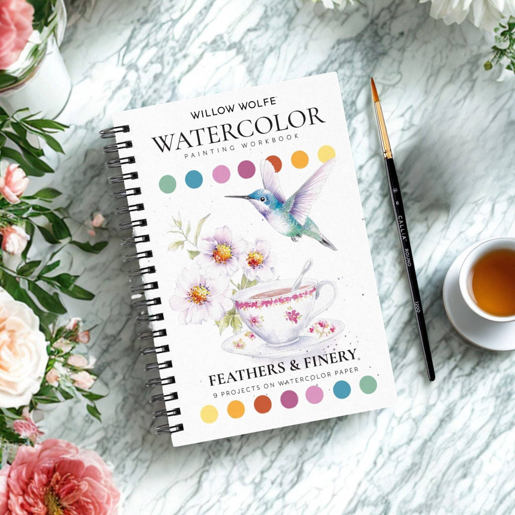 Feathers & Finery Watercolor Workbook