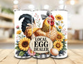 Chicken Egg Dealer Tumbler, 20 oz. Stainless Steel