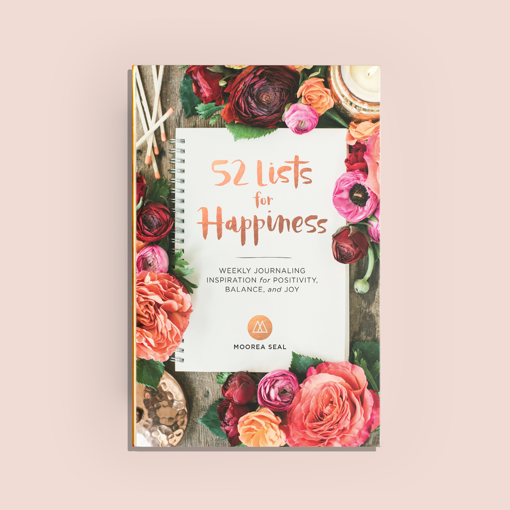 52 Lists for Happiness Journal (Guided Self-Love Journal)