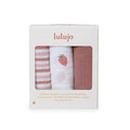 3-Pack Muslin Receiving Blankets – Strawberries