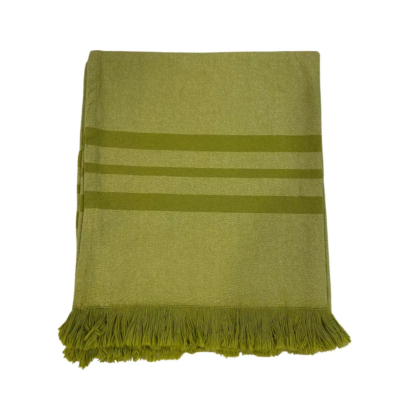 Recycled Cotton Throw | Striped | West Coast