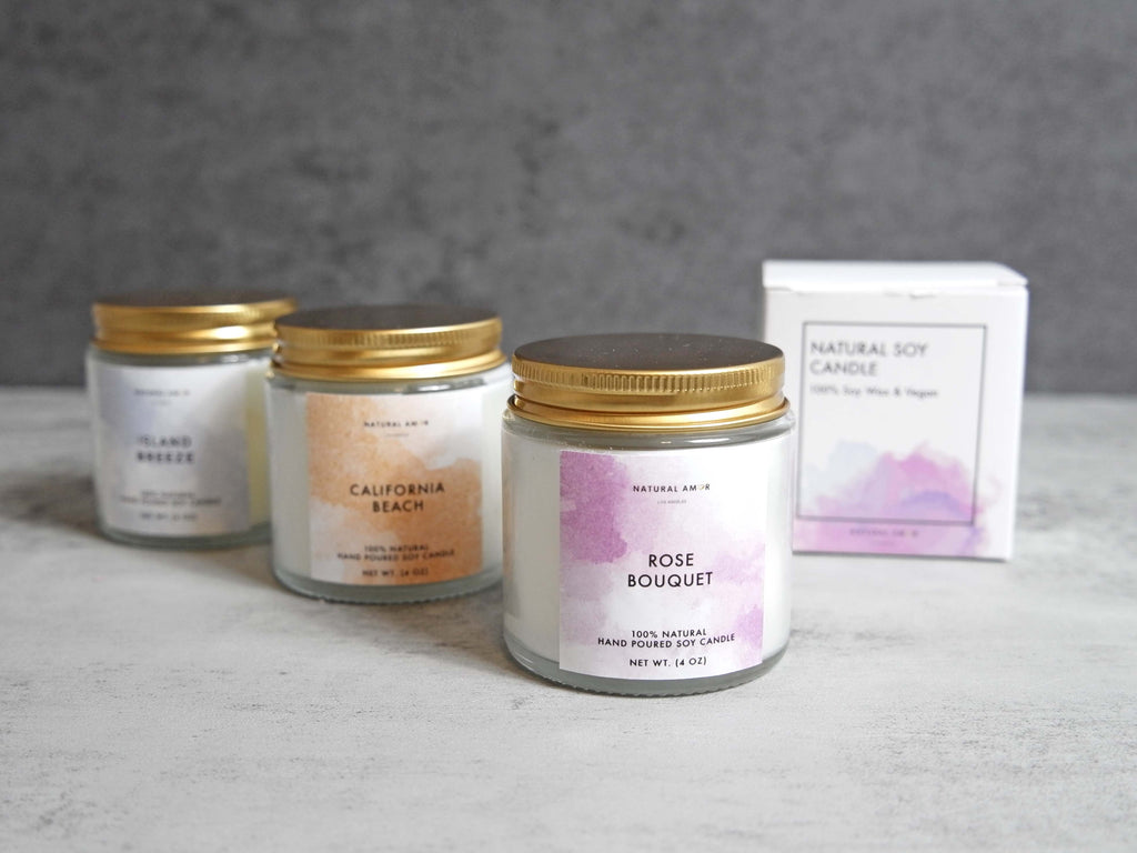 Natural Soy Candle 4oz| Paraben & Phthalate Free