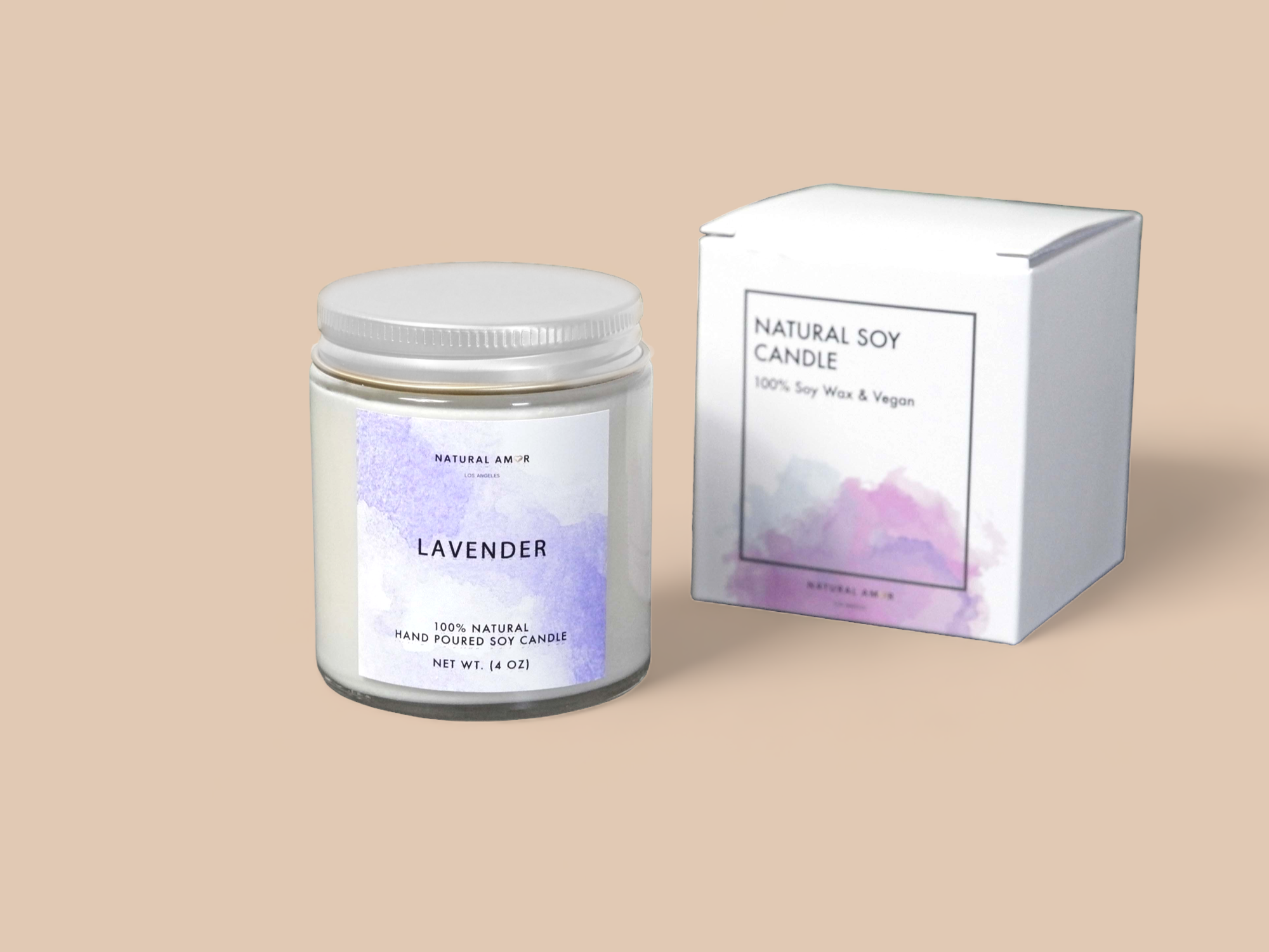 Natural Soy Candle 4oz| Paraben & Phthalate Free