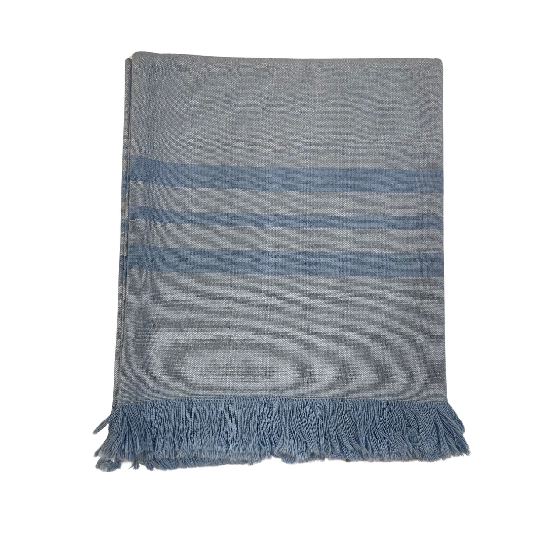 Recycled Cotton Throw | Striped | West Coast