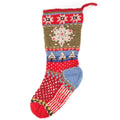 Snowflake Christmas Stocking – Nordic Knit Holiday Design
