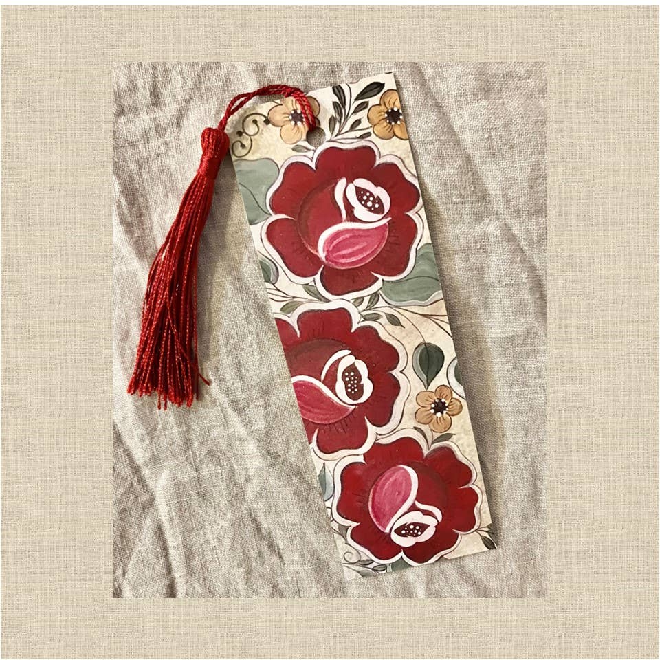 Cascading Roses Bookmark