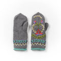 Munich Embroidered Wool Mittens